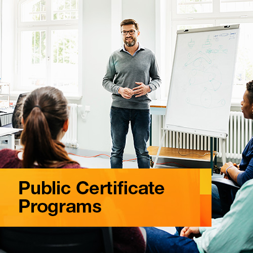 Public Courses and Certificate Programs